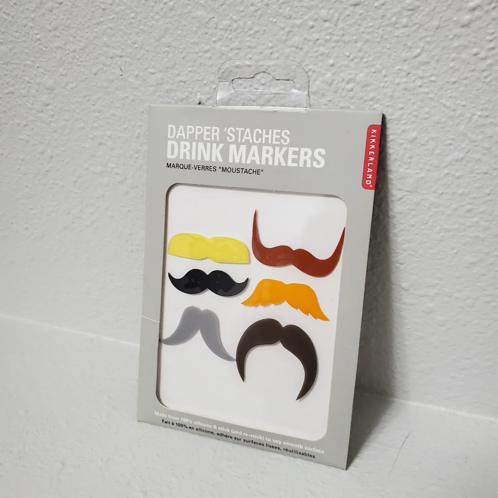 Drink Markers- Moustaches